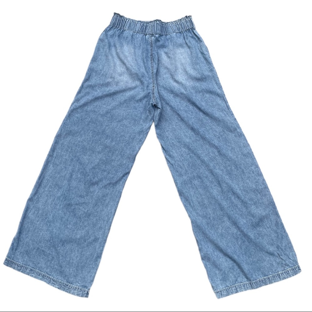 Sincerely Jules wide leg pants. Light & Breezy. Boho. Elastic waist. Size- large